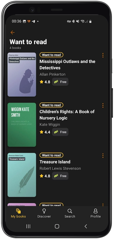 | Android | MyBook online library 78