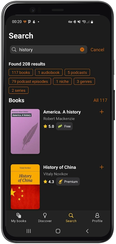 | Android | MyBook online library 83